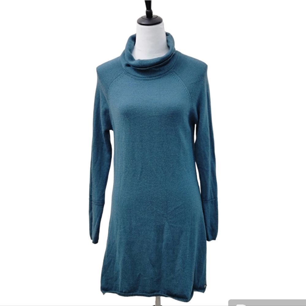 Carve Designs Merino Blend Turtleneck Mini Sweater Dress Long Sleeve Size S